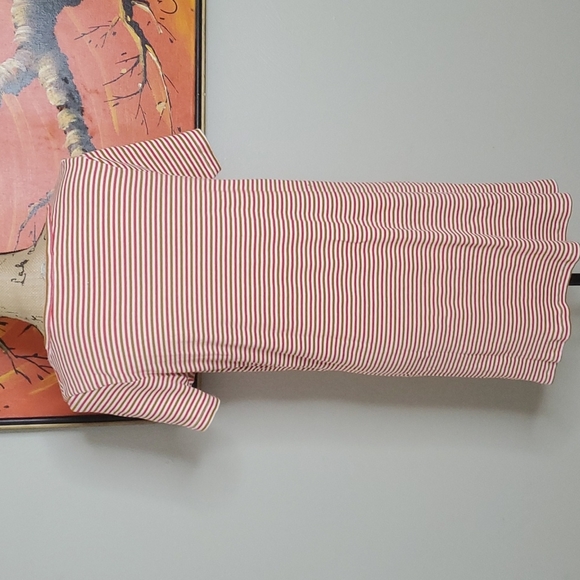 Madewell Swingy Tee Dress in Stripe Size Large - Picture 4 of 8
